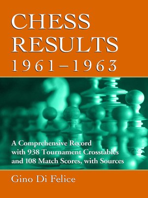 cover image of Chess Results, 1961-1963